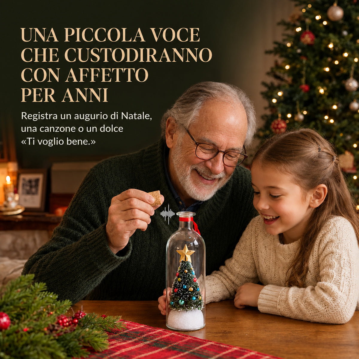 Rovelia™ – Albero di Natale per registrare messaggi